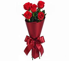 Букет 5 Красных роз Эдлесс Лав в Октябрьске Самарская область