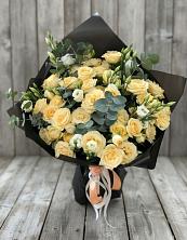 Букет цветов из:  Розы и Лизиантусы в Октябрьске Самарская область