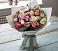 Букет цветов из: Розы, Лизиантусы и Гвоздики в Октябрьске Самарская область