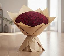 Букет 101 Красная роза в Октябрьске Самарская область
