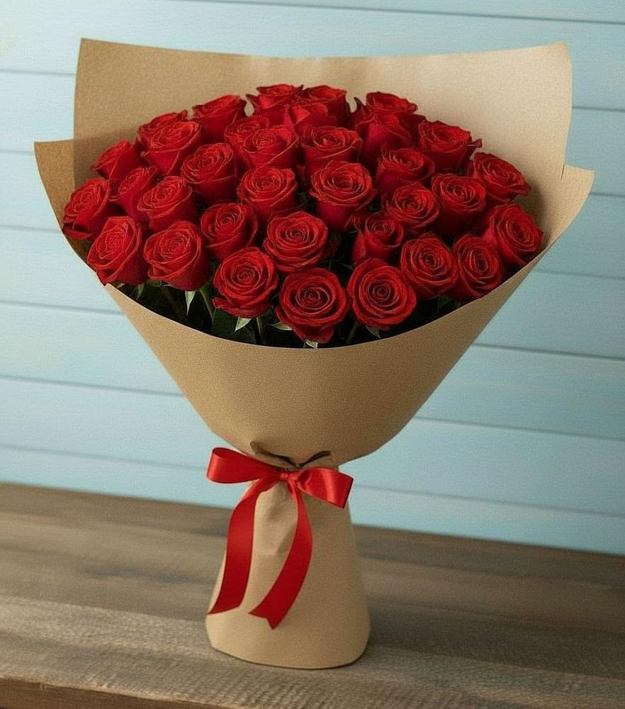 Букет Красные розы Милано в Октябрьске Самарская область