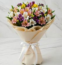 Букет цветов из:  Альстромерии в Октябрьске Самарская область