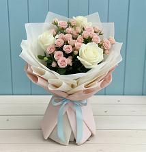 Букет цветов из:  Розы в Октябрьске Самарская область