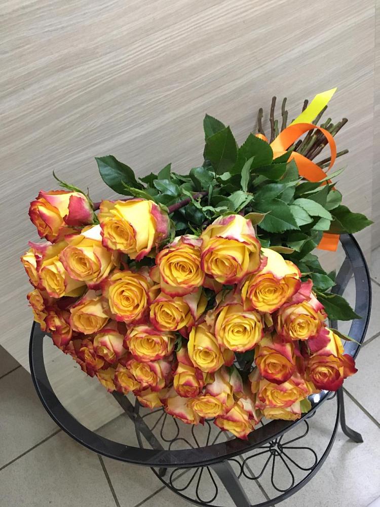 Букет Желтые розы в Октябрьске Самарская область