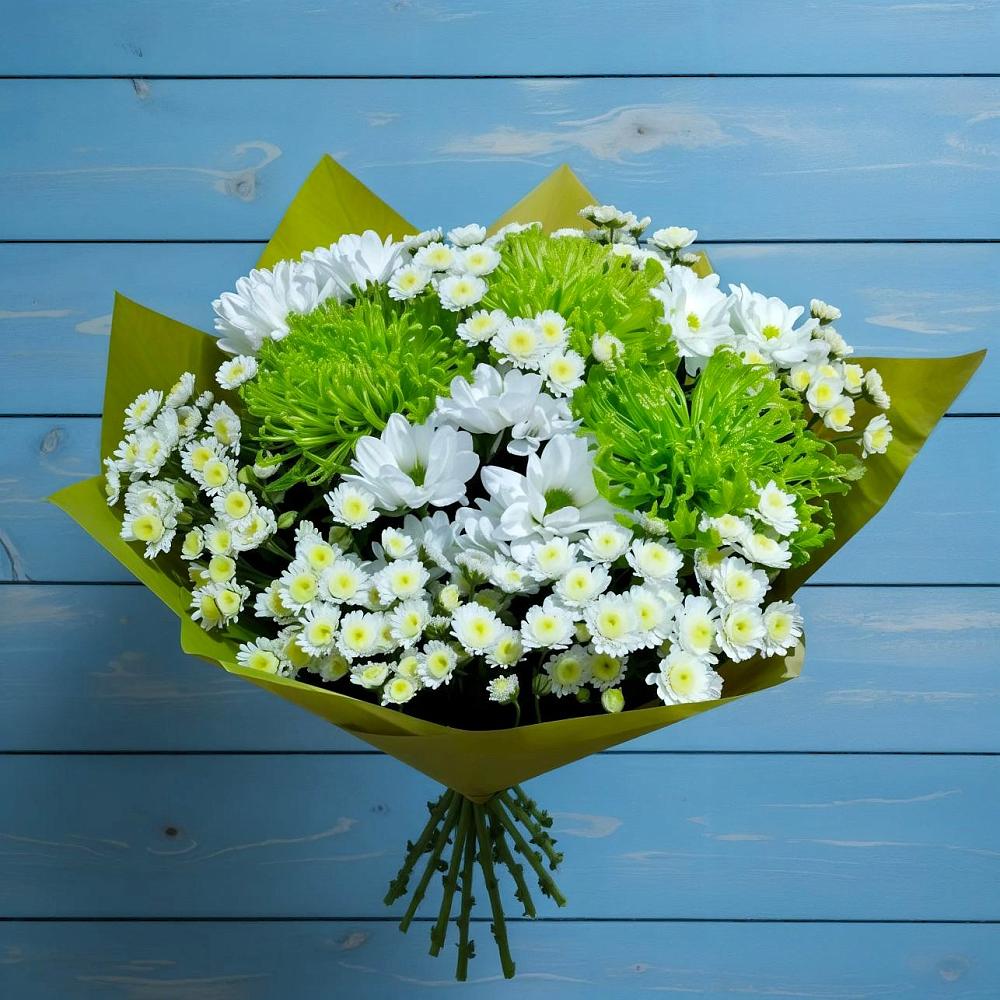 Букет цветов из: Хризантемы в Октябрьске Самарская область