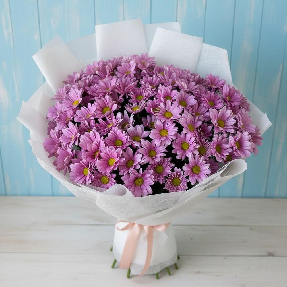 Букет цветов из: Хризантемы в Октябрьске Самарская область