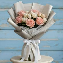 Букет цветов из:  Розы в Октябрьске Самарская область