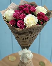 Букет цветов из:  Розы в Октябрьске Самарская область