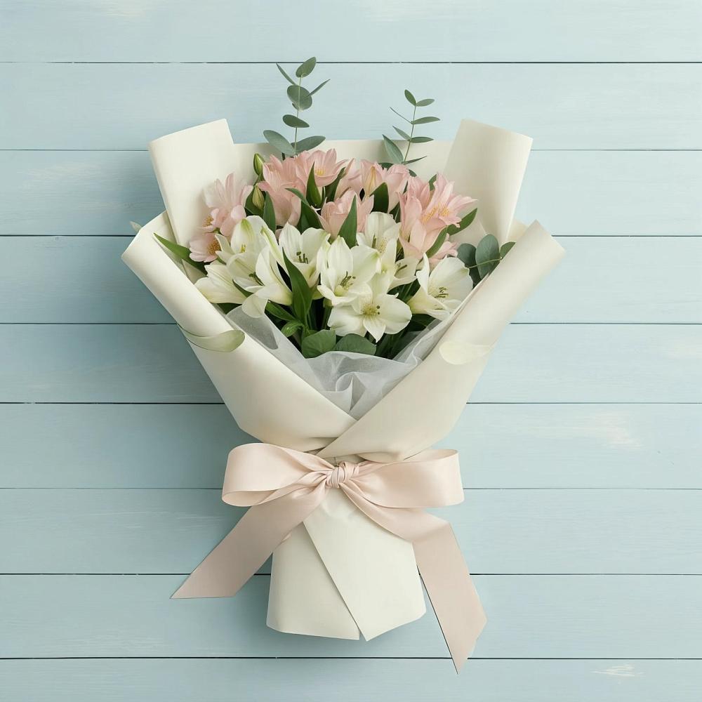 Букет цветов из: Альстромерии в Октябрьске Самарская область