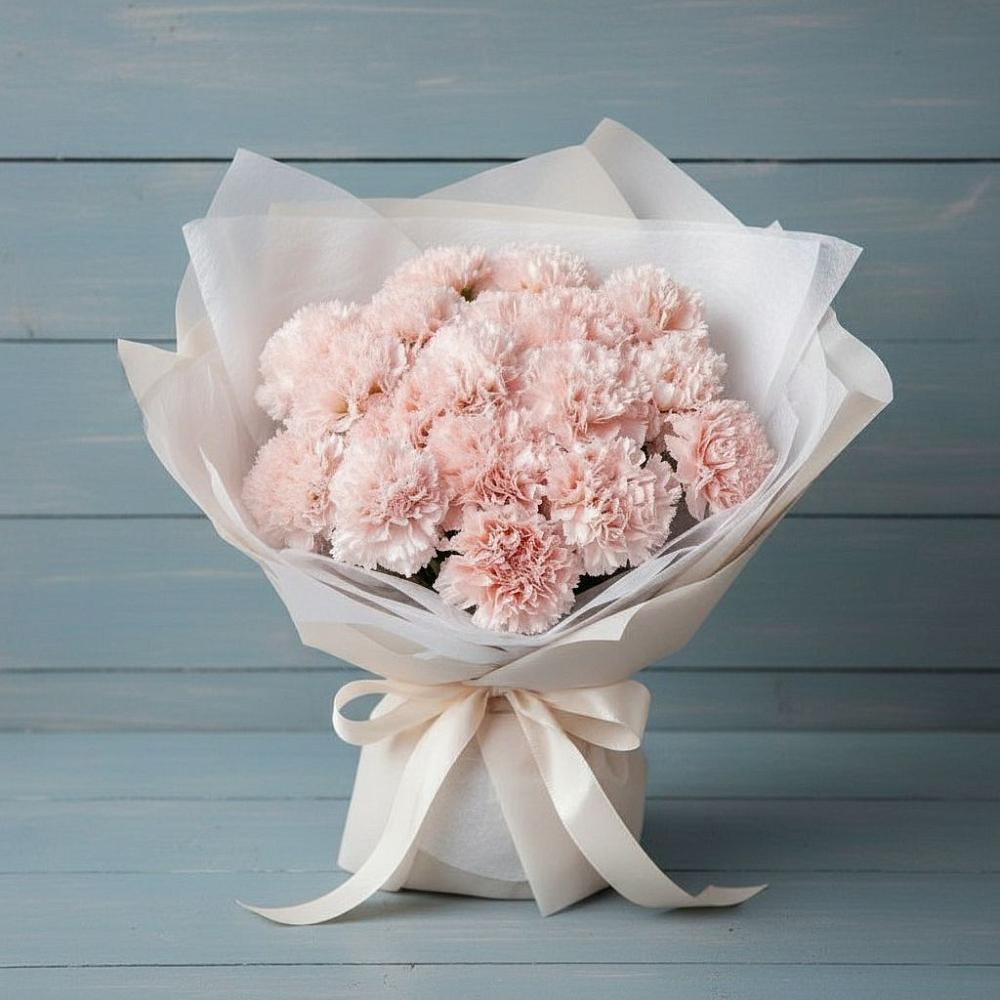 Букет цветов из: Гвоздики в Октябрьске Самарская область