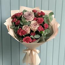 Букет цветов из:  Гвоздики и Розы #REPLACE_PRED# Октябрьске Самарская область