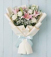 Букет цветов из:  Лилии в Октябрьске Самарская область