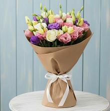 Букет цветов из:  Лизиантусы в Октябрьске Самарская область