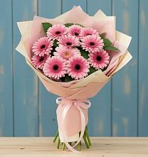 Букет цветов из:  Герберы в Октябрьске Самарская область