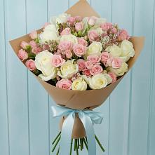 Букет цветов из:  Розы в Октябрьске Самарская область